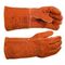 Wing thumb, economy model welding glove, red split-shoulder-cowleather glove